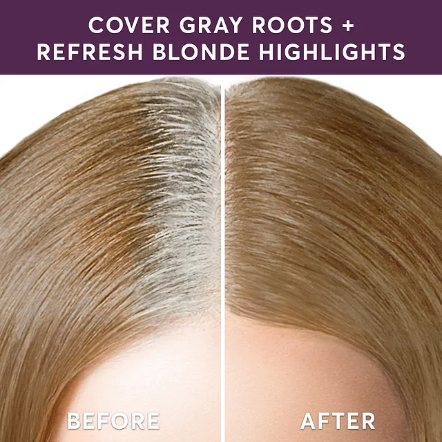 Madison Reed Root Touch Up + Brow Filler, Instant Gray Coverage, Fills in Brows & Thinning Hairlines, Temporary Concealing Powder.