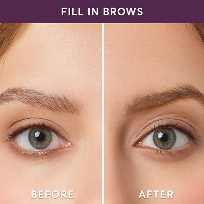 Madison Reed Root Touch Up + Brow Filler, Instant Gray Coverage, Fills in Brows & Thinning Hairlines, Temporary Concealing Powder.