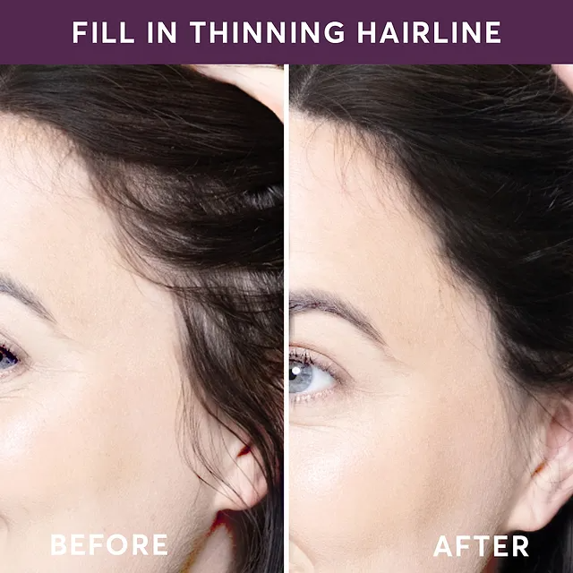 Madison Reed Root Touch Up + Brow Filler, Instant Gray Coverage, Fills in Brows & Thinning Hairlines, Temporary Concealing Powder.