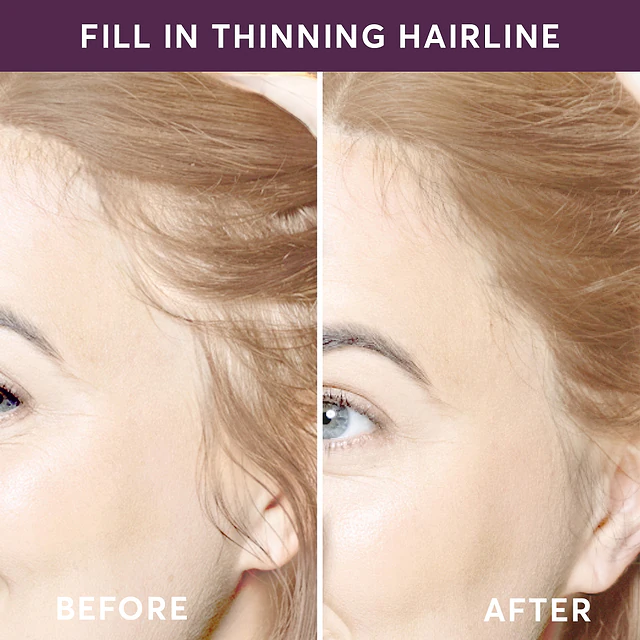 Madison Reed Root Touch Up + Brow Filler, Instant Gray Coverage, Fills in Brows & Thinning Hairlines, Temporary Concealing Powder.