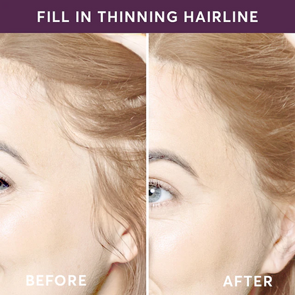 Madison Reed Root Touch Up + Brow Filler, Instant Gray Coverage, Fills in Brows & Thinning Hairlines, Temporary Concealing Powder.