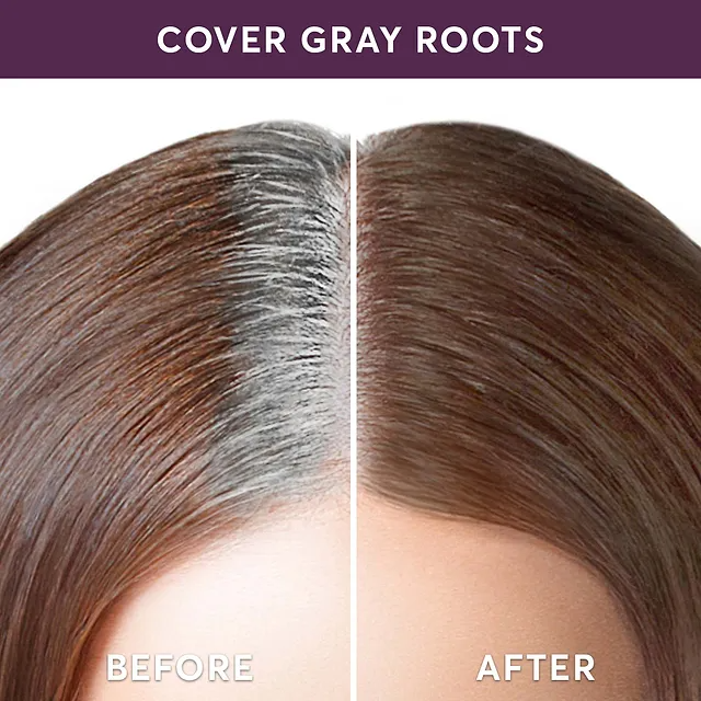 Madison Reed Root Touch Up + Brow Filler, Instant Gray Coverage, Fills in Brows & Thinning Hairlines, Temporary Concealing Powder.