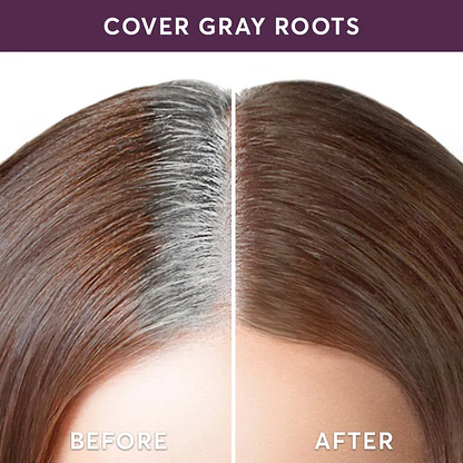 Madison Reed Root Touch Up + Brow Filler, Instant Gray Coverage, Fills in Brows & Thinning Hairlines, Temporary Concealing Powder.