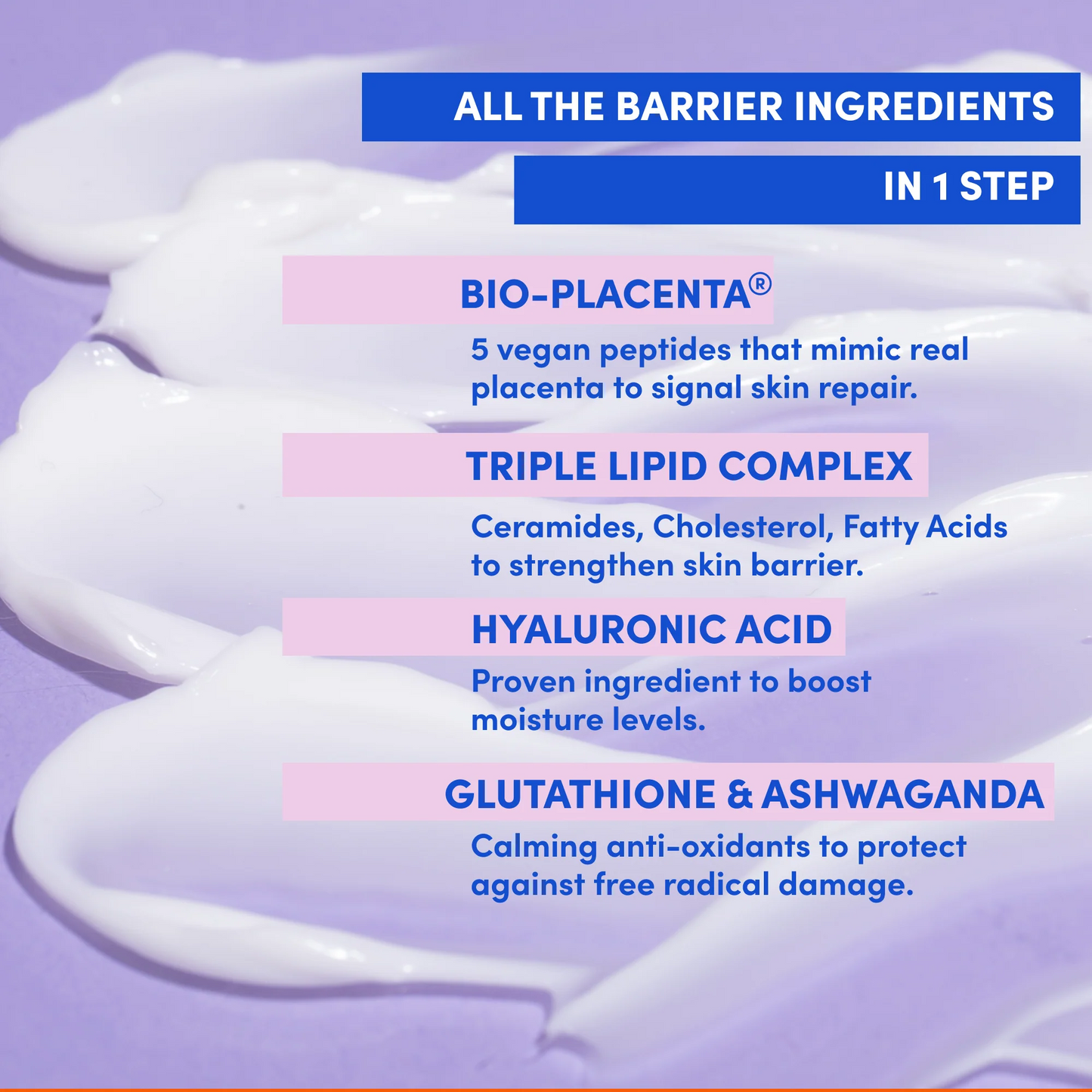 PEP TALK™ Bio-Placenta Barrier Repair Cream for Redness & Dryness