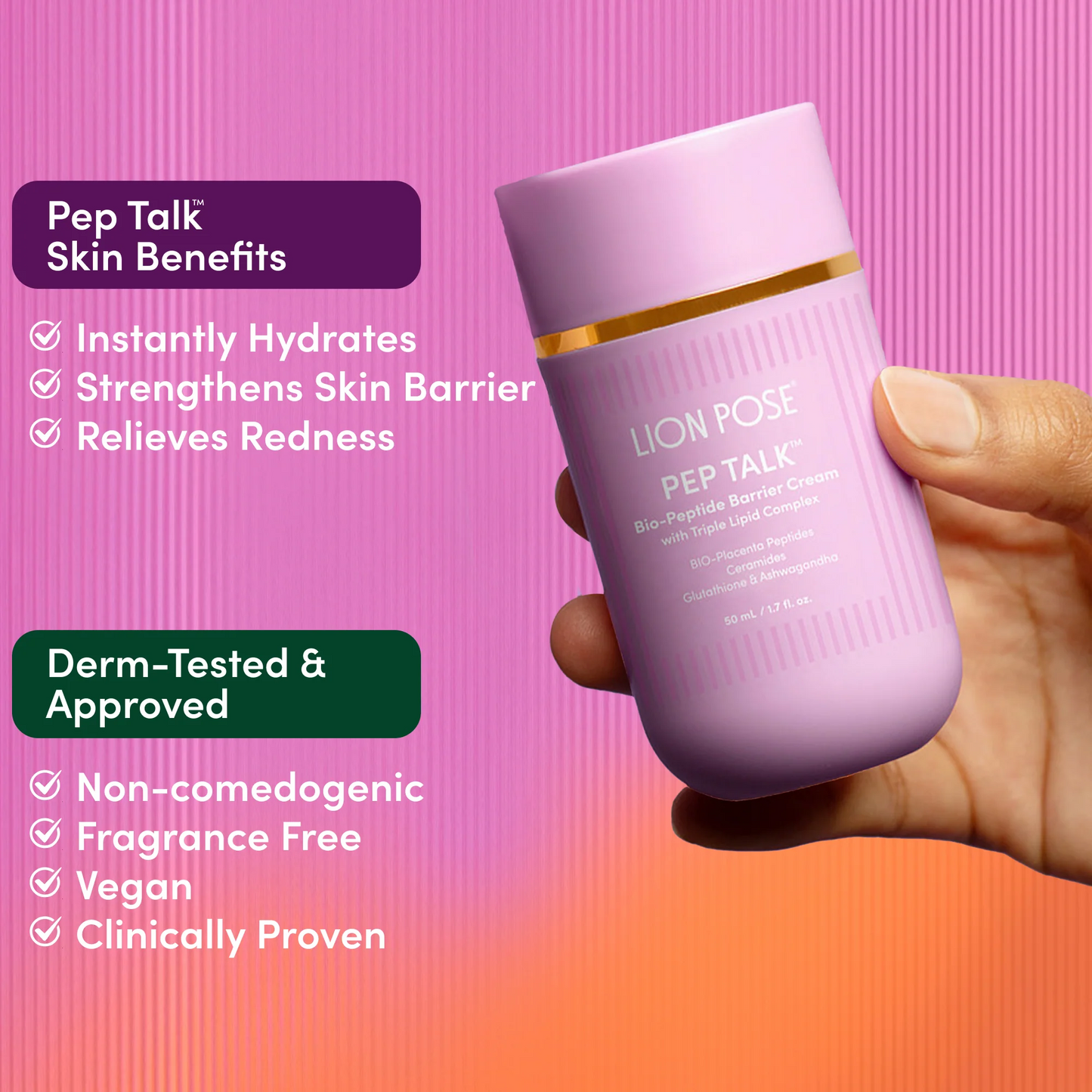 PEP TALK™ Bio-Placenta Barrier Repair Cream for Redness & Dryness